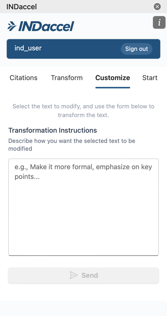 AI-driven solution for Customize in regulatory writing